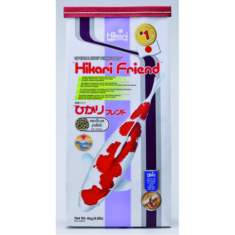 Hikari Friend medium 4 kg 31.50 Hikari Koi en Vijvercentrum